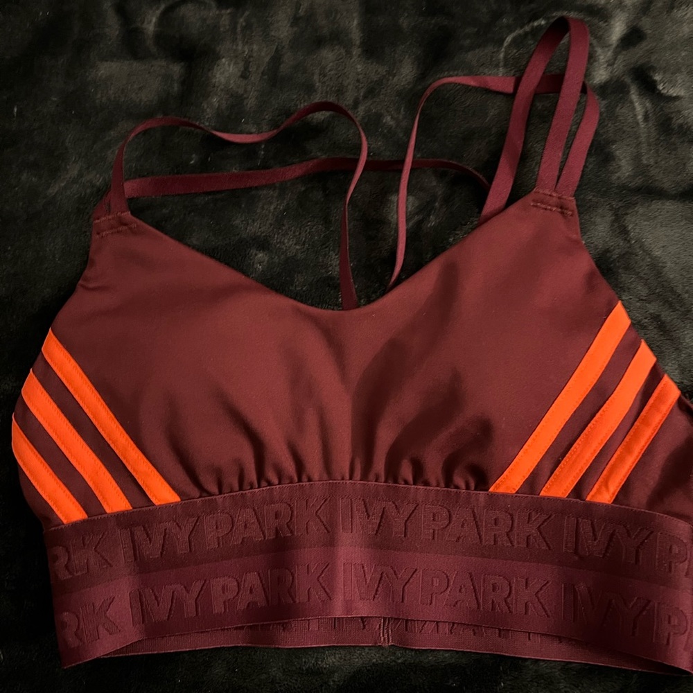 IVY PARK ADIDAS RED SPORTS BRA